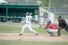 ROBERT DeBERRY/Frontiersman Mat-Su’s Bret Schwartz fouls off a
pitch during a game earlier this season. Schwartz has at least one
hit in 17 of Mat-Su’s 20 games this season.