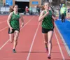 Sydney Simpich wins the girls 1,600-meter race at Soldotna Invitational. Courtesy of Ray Hafen