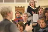 Members of the Mat-Su Concert Chorus practice for their holiday concert during rehersal Thursday evening at St. John Lutheran Church in Palmer. ROBERT DeBERRY/Frontiersman.com