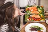 Family dinner_girl served salmon portions_ww_all media.tif