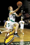 Colony senior John Palmer drives the baseline to the basket
during the third quarter of a 54-53 win over the Bartlett Golden
Bears in the first round of the ASAA/First National Bank 4A State
