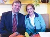 Mat-Su College Director Talis Colberg and Mary Jane Phelps pose for a photo. Phelps and her husband (not pictured), Ed, have just established the ‘Frank and Jennie (Kalkman) Clark Scholarship