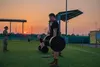 (Left to right) Capt. Jeremy Labranche and Capt. Christopher Soldovieri participate in the dead-lift event during the 207th Military Intelligence Brigade-Theater's Lightning Combine to assess