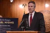 Gov. Mike Dunleavy speaks at a news conference on Thursday, Dec. 15, 2022, at the Alaska State Capitol in Juneau. James Brooks / Alaska Beacon
