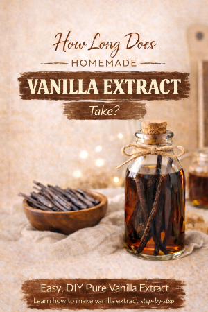 how long does homemade vanilla extract take, diy vanilla extract, pure vanilla