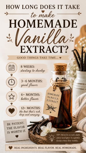 How Long Does It Take To Make Homemade Vanilla Extract?