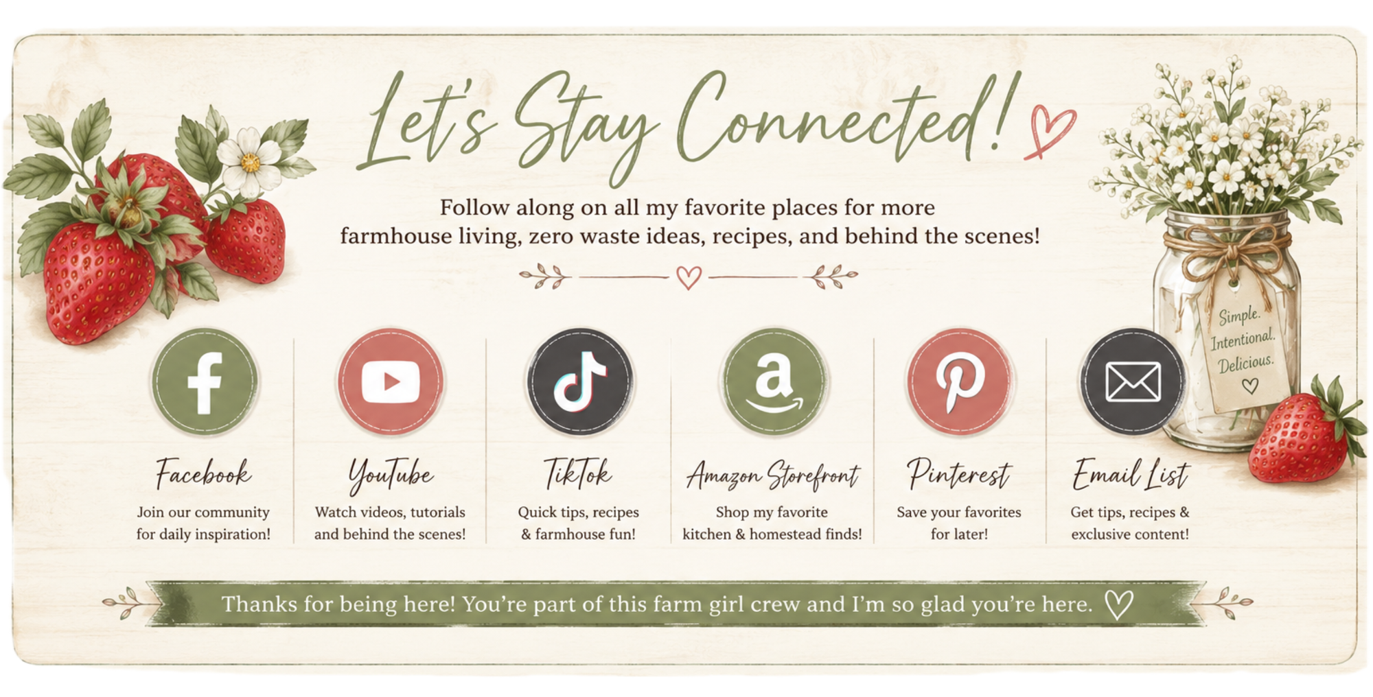 Stay Connected With Farm Girl Fixins
