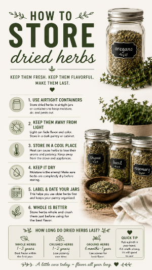 how to store dried herbs, dried herbs, how to dry herbs