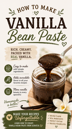 diy vanilla bean paste, vanilla bean paste recipes, what is vanilla bean paste?