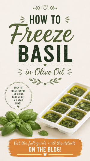 how to freeze basil, how to keep basil fresh, how to preserve basil, how to freeze fresh basil