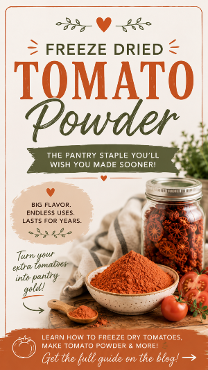 how to make freeze dried tomato powder, freeze drying tomatoes, how to use freeze dried tomatoes