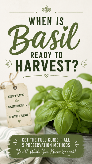 basil, how to grow basil, how to trim basil, how to harvest basil