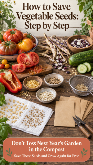 garden seeds, heirloom tomatoes, saving heirloom garden seeds