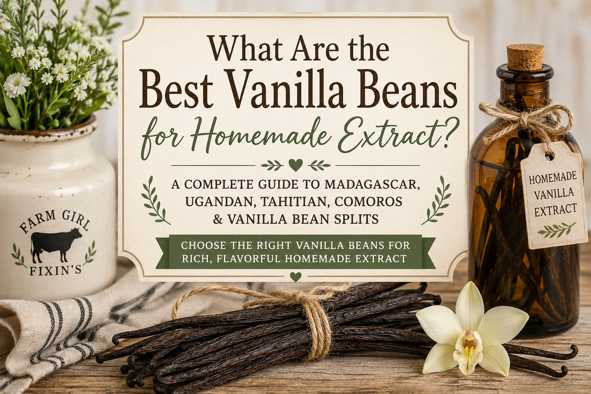 What Are the Best Vanilla Beans for Homemade Extract?