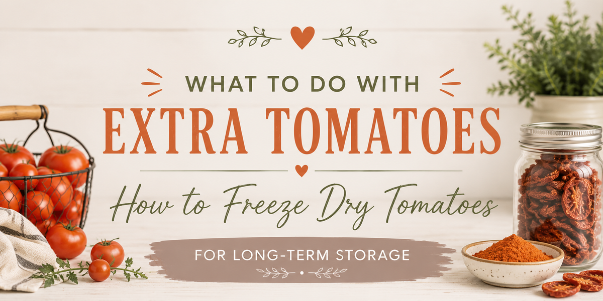 What to Do With Extra Tomatoes: How to Freeze Dry Tomatoes for Long-Term Storage