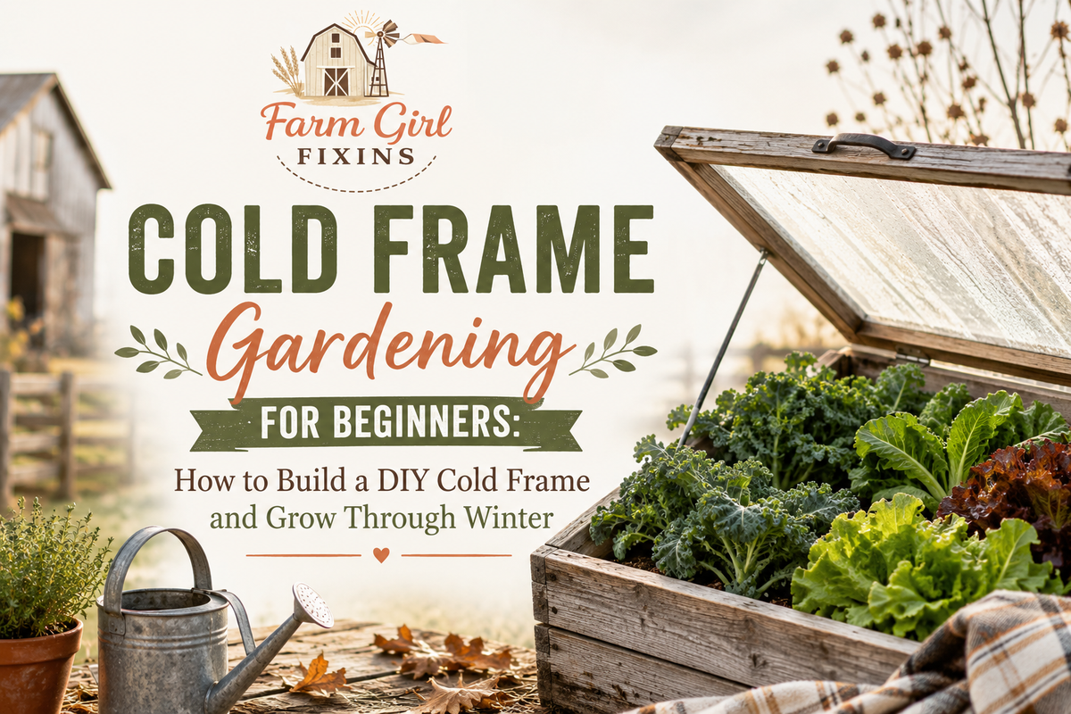 Cold Frame Gardening for Beginners: How to Build a DIY Cold Frame and Grow Through Winter