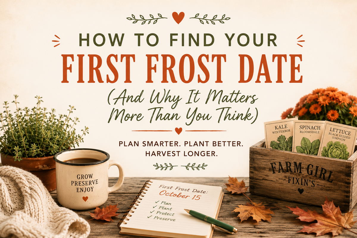 How to Find Your First Frost Date (And Why It Matters More Than You Think)