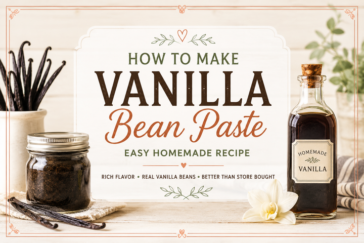 how to make vanilla bean paste, vanilla bean paste recipes, diy vanilla bean paste