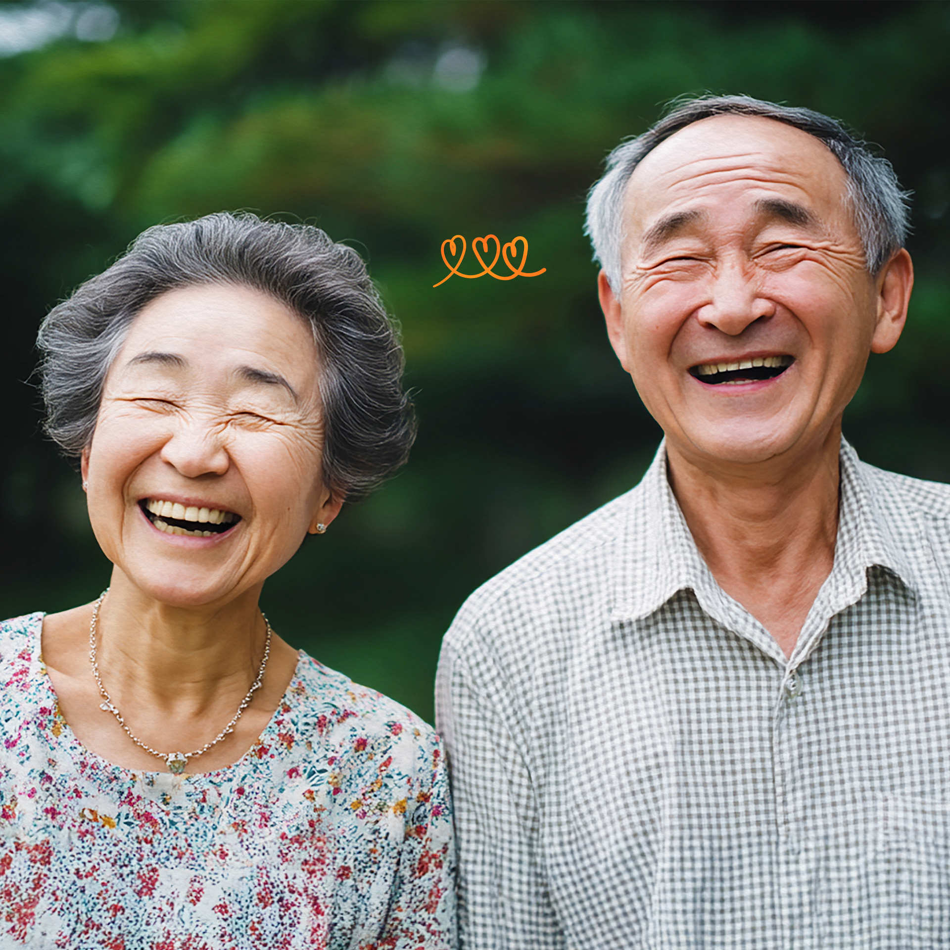 어르신들의 미소를 되찾아드리는 하이브릿지 케어 캠페인 이미지