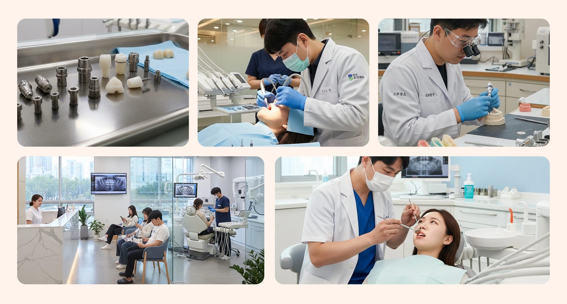 An image illustrating the cost breakdown of a dental implant procedure