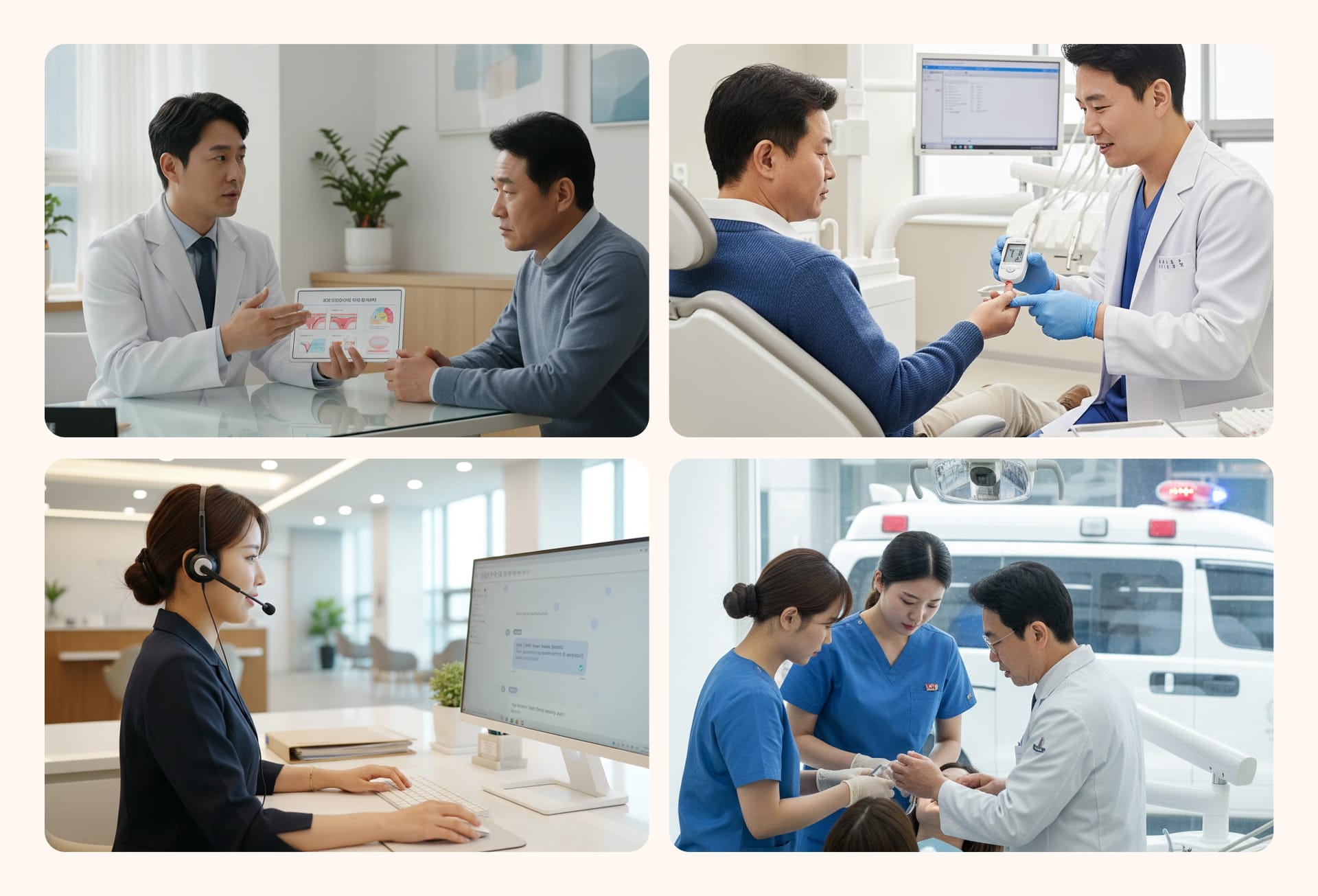 Infographic illustrating 4 essential checks before dental implant surgery