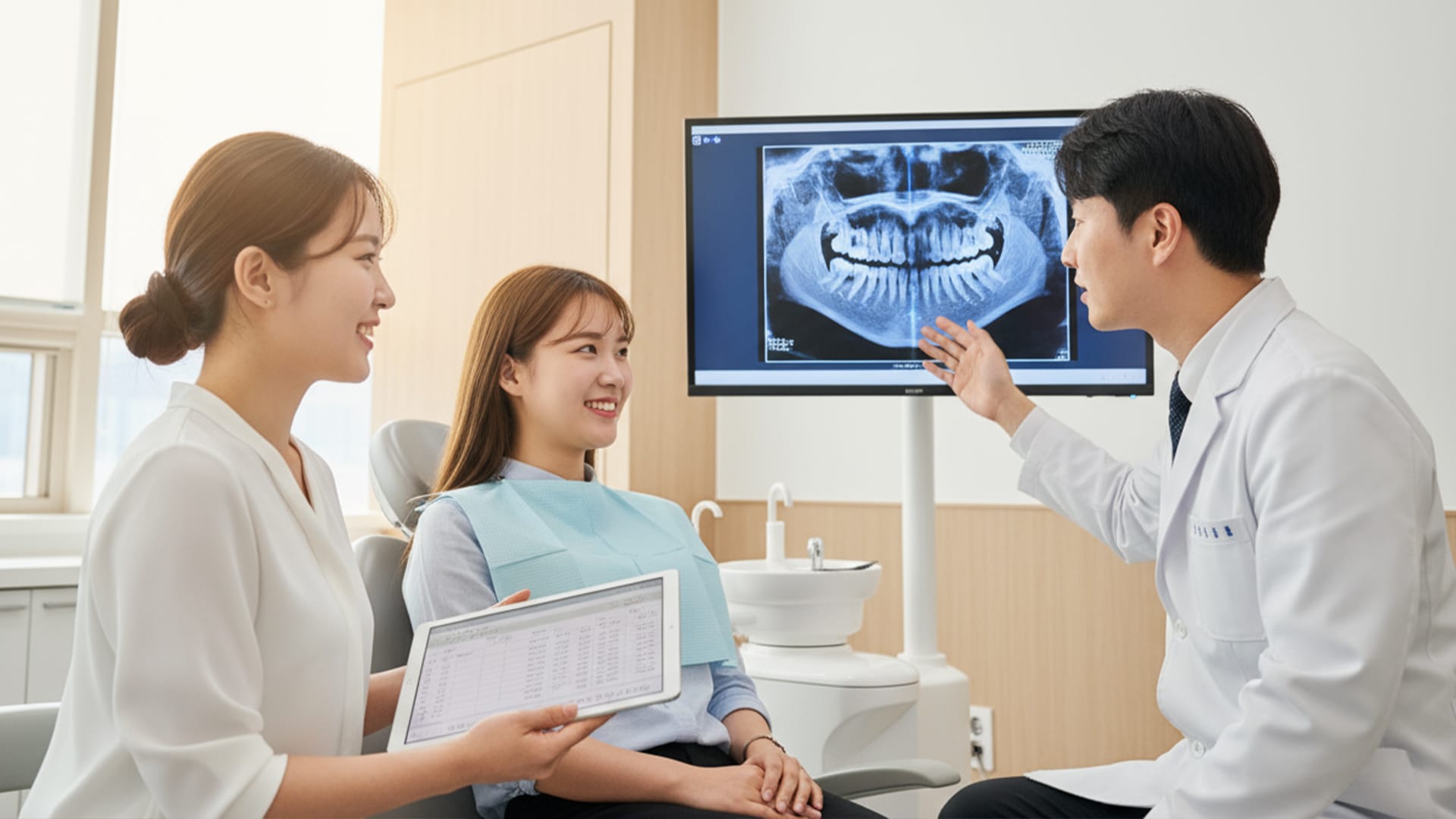 A satisfied patient with a confident smile after a successful dental implant procedure