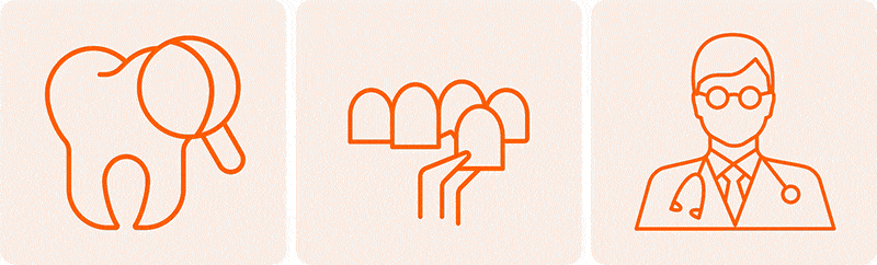 An infographic showing the 3 core factors to check before no-prep laminates: accurate diagnostic planning, skilled bonding technique, and experienced practitioner