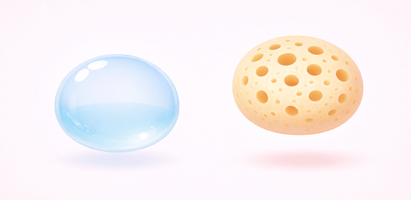 Visualization of the two representative shapes of 'safe (benign) nodules' mentioned in the text.