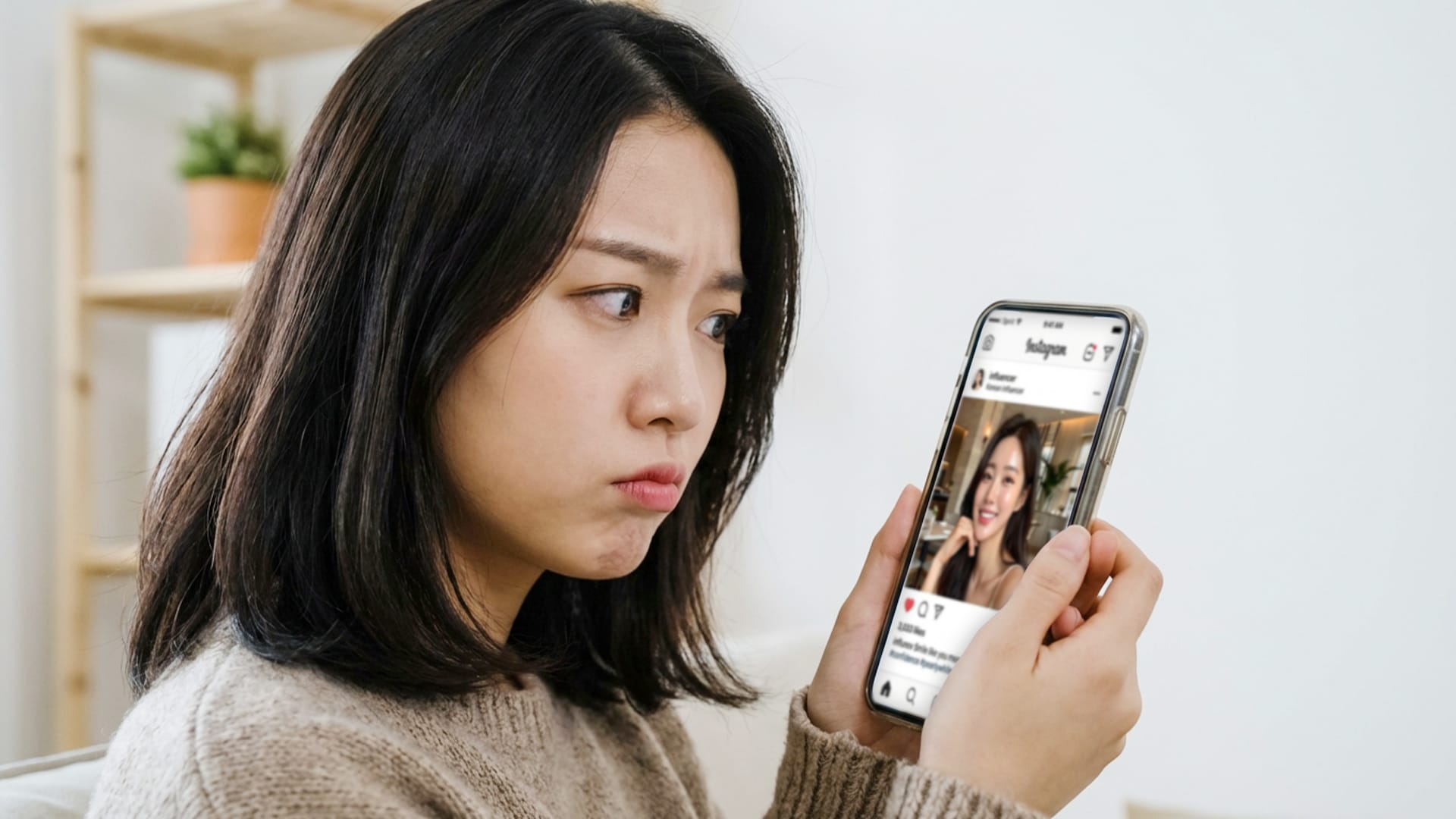 밝은 미소를 부러워하며 라미네이트를 고민하는 2030 청년.