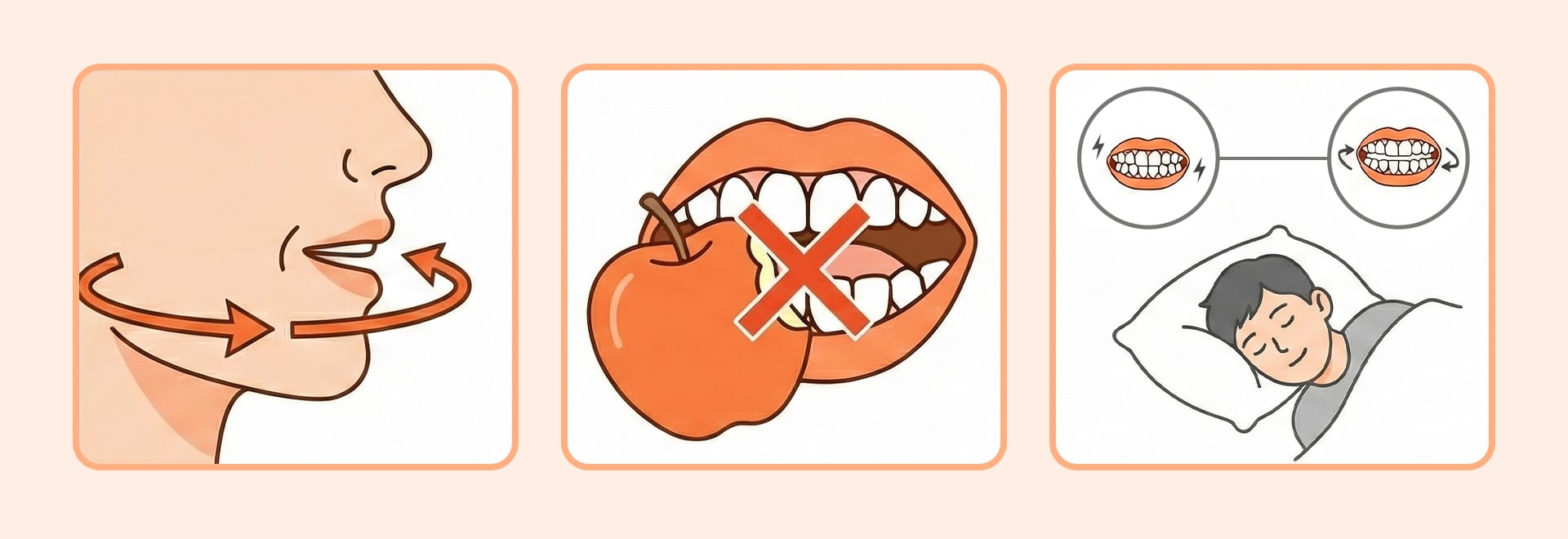 라미네이트 시술 전 확인해야 할 씹는 습관, 턱 움직임 등 교합 체크리스트.