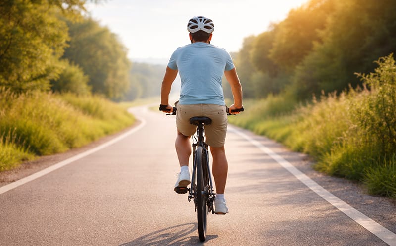 Positive outcome of thyroid therapy showing a healthy and energetic lifestyle.