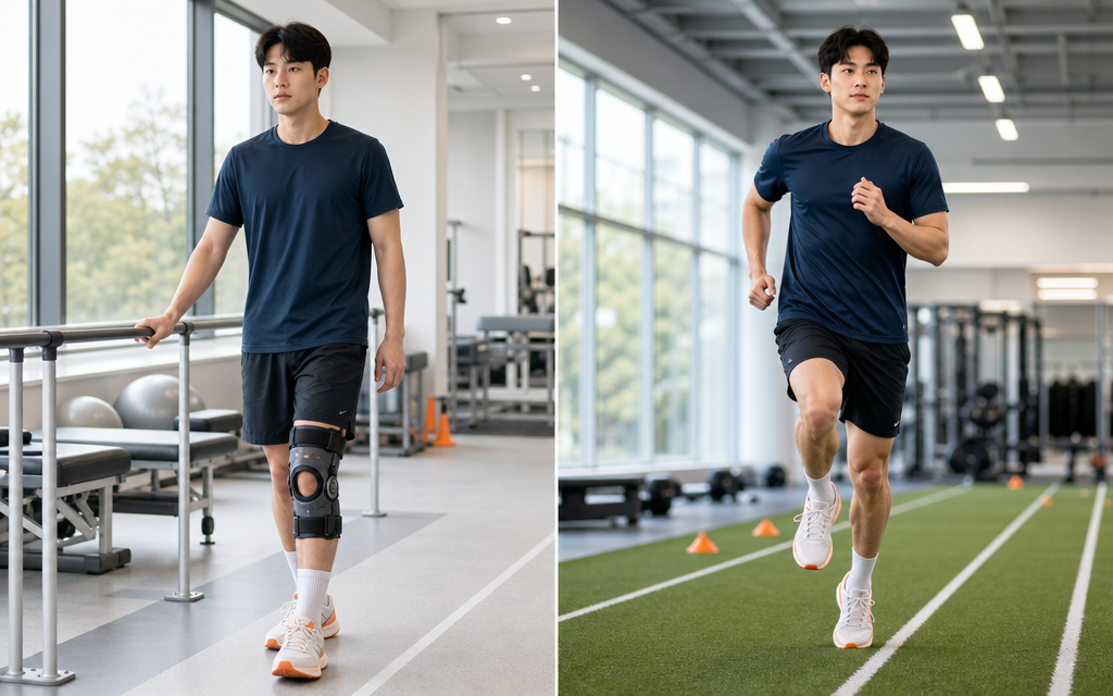 An illustration emphasizing the necessity of progressive rehabilitation exercises
