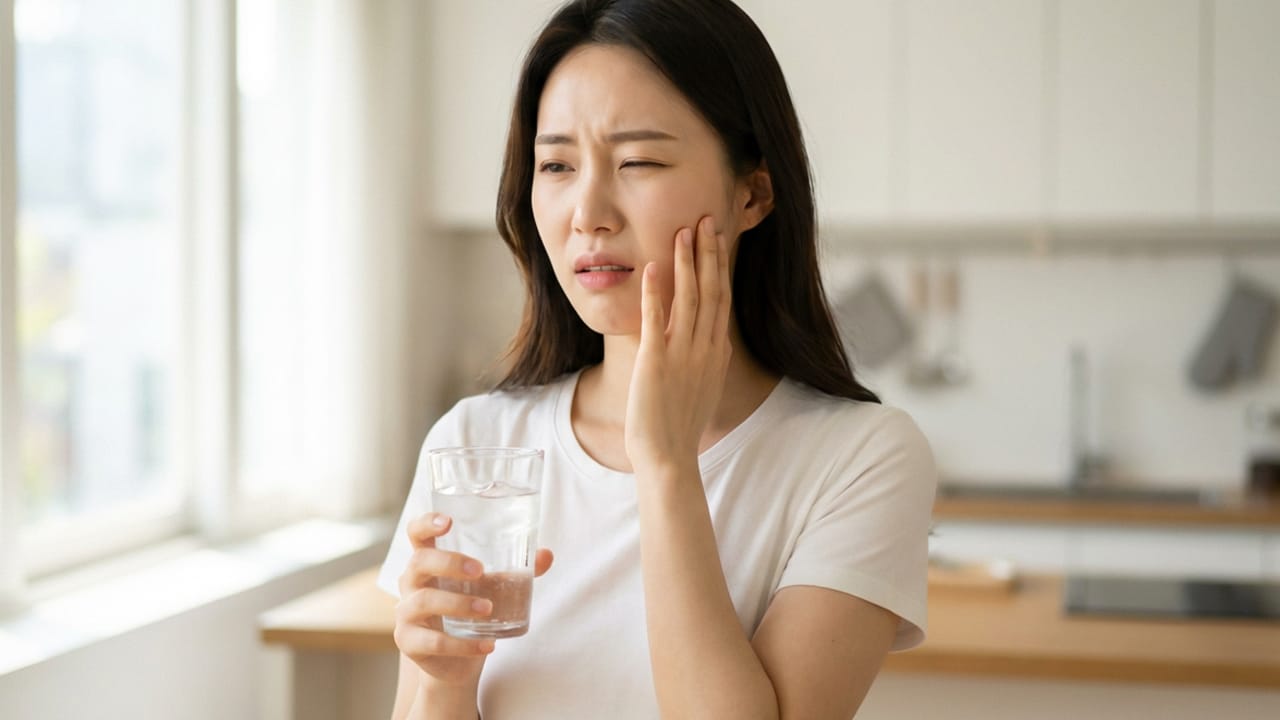 라미네이트 후 찬물 마실 때 이 시림 증상, 괜찮은 걸까?