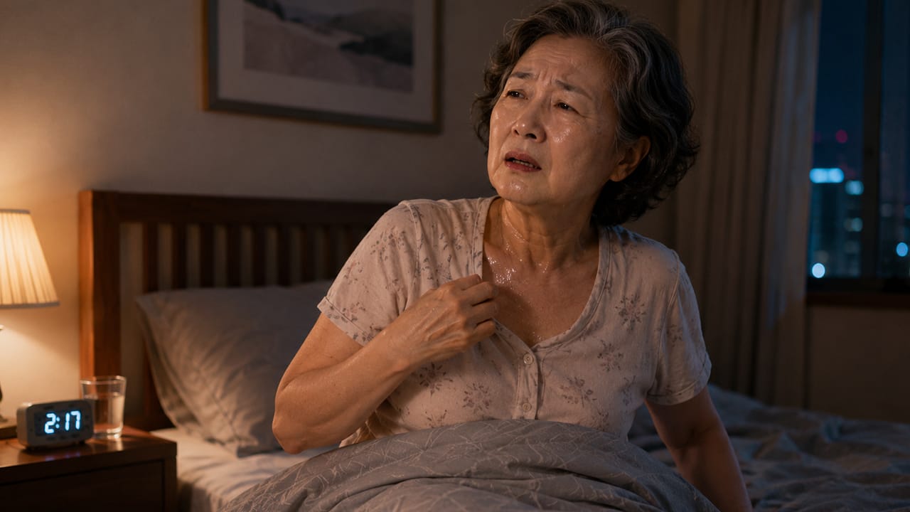 수면환경개선｜밤마다 더워서 깨는 갱년기, 침실 온도만 조절하면 될까?