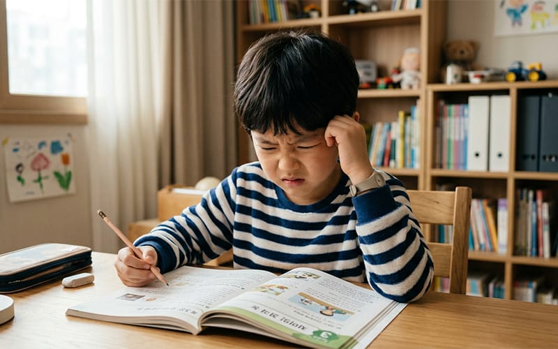 집중력 떨어지는 우리 아이, 시력 기능 문제일 수 있습니다