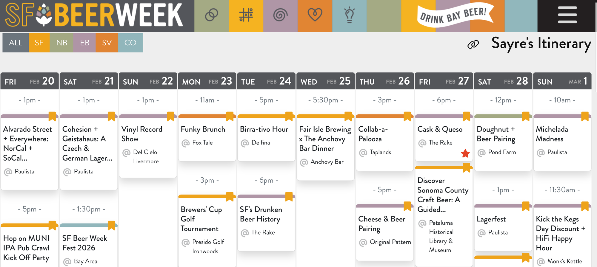 Beer Week 2026 Event Listings Are Live!