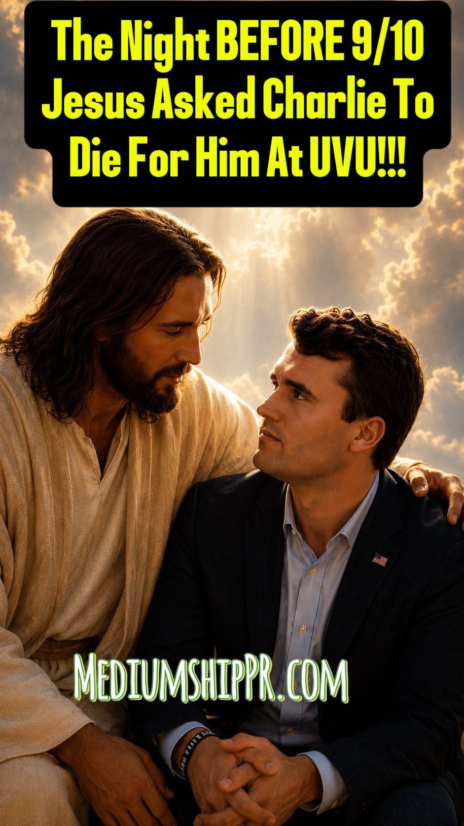Charlie’s Spirit Has ALWAYS Said He Died For Jesus…Here Is A Little More Of The Story… Jesus Asked Charlie IF He Would Die For Him!