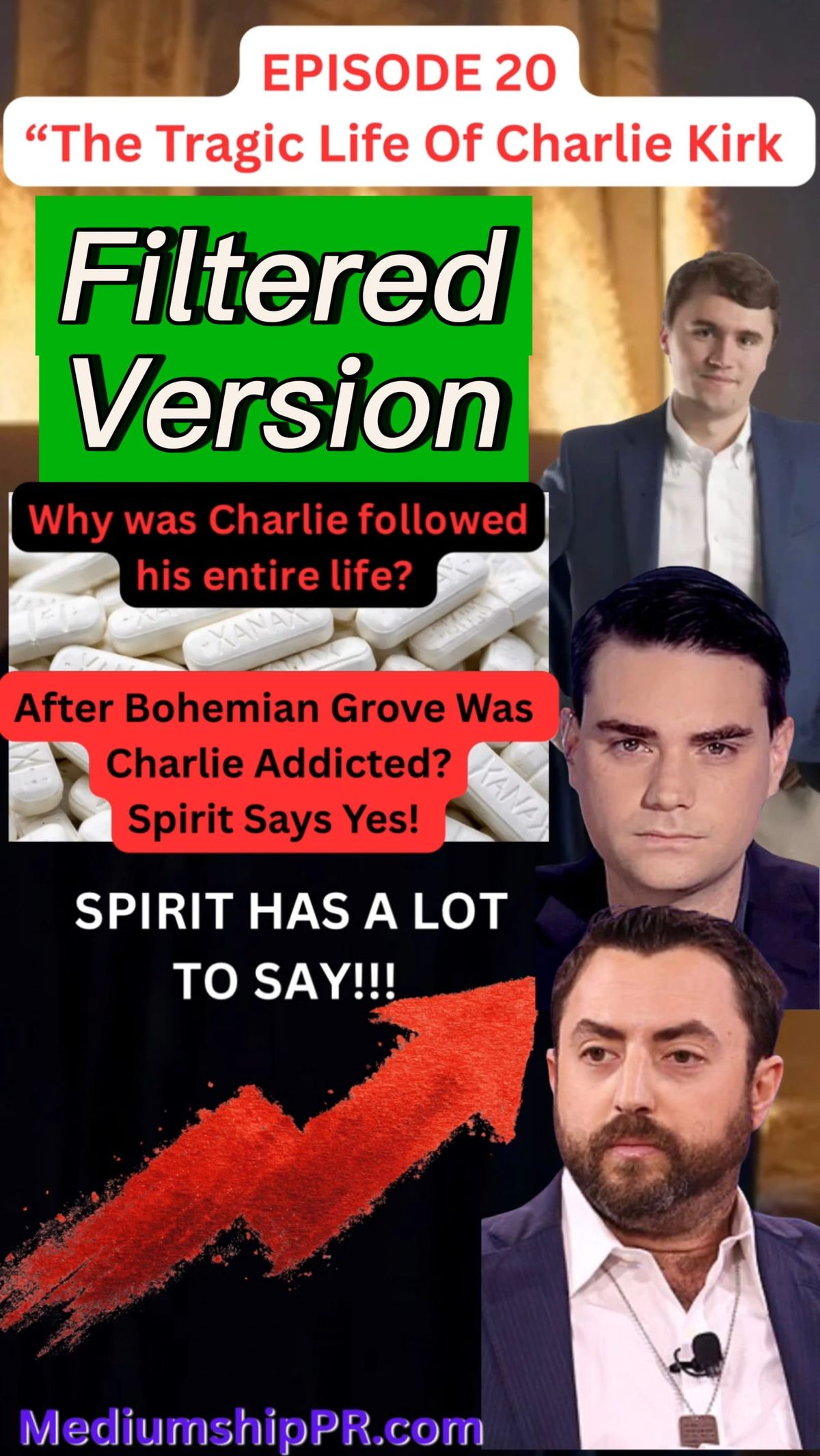 EPISODE 20 Filtered “The Tragic Life of Charlie Kirk” Posthumous Autobiography