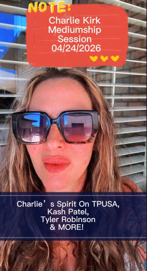 Mediumship Session 4/24/2026 CHARLIE’S SPIRIT ON TPUSA, KASH, Tyler, & MORE