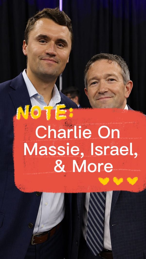Longer Version Charlie’s Spirit On Thomas Massie, Israel Lobby, Loomer & More