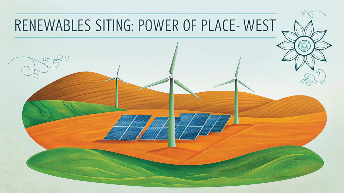 Renewables Siting: Power of Place-West