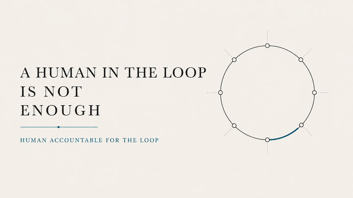 Book: Human Accountable for The Loop