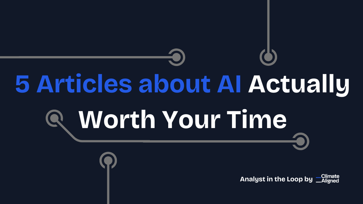 5 Articles About AI Worth Your Time