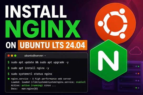 Install nginx on Ubuntu LTS 24.04