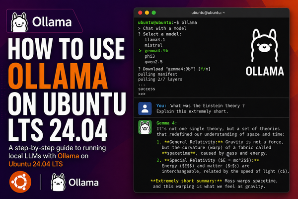 How to use Ollama on Ubuntu LTS 24.04