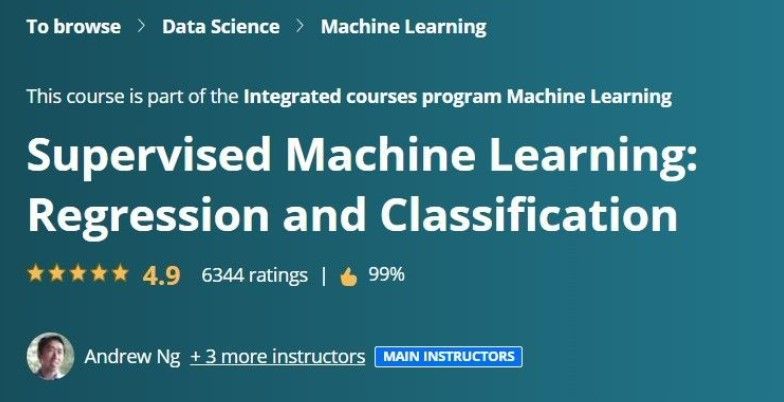 Supervised Machine Learning: Stanford & DeepLearning AI