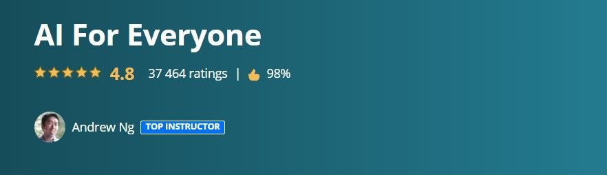 AI For Everyone: Beginner Course