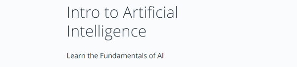 Intro to Artificial Intelligence