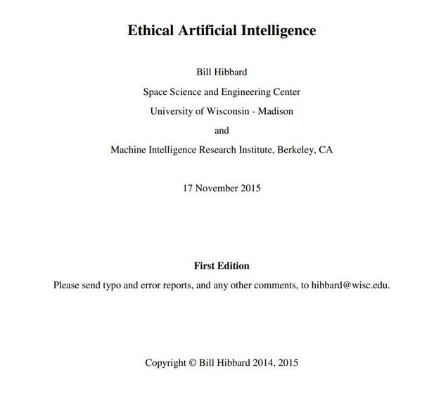 [Tycoon Research] Ethical Artificial Intelligence: