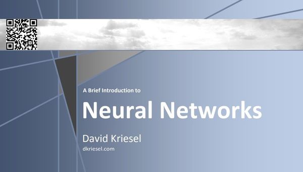 [Tycoon Book] A Brief Introduction to Neural Networks